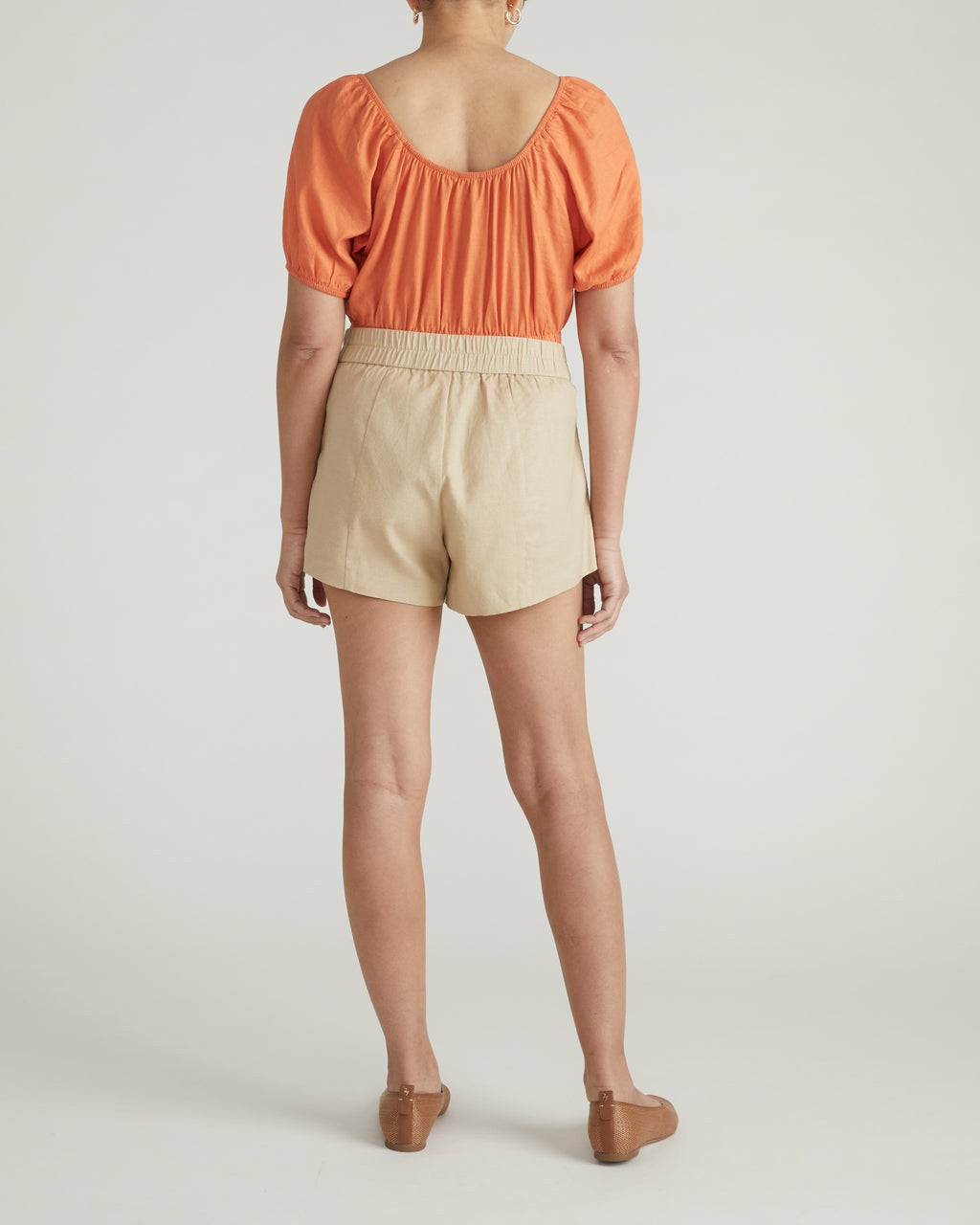Coastal Linen Blend Shorts - Danish Coffee | Universal Standard