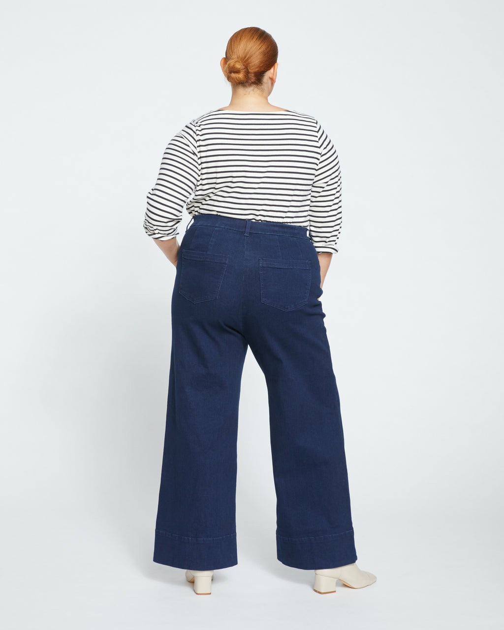 Carrie High Rise Wide Leg Jeans - Dark Indigo | Universal Standard