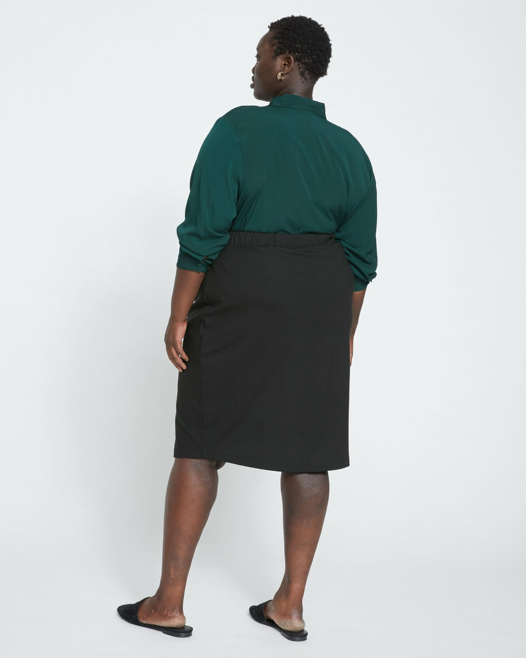 Danube Ponte Skirt - Black | Universal Standard