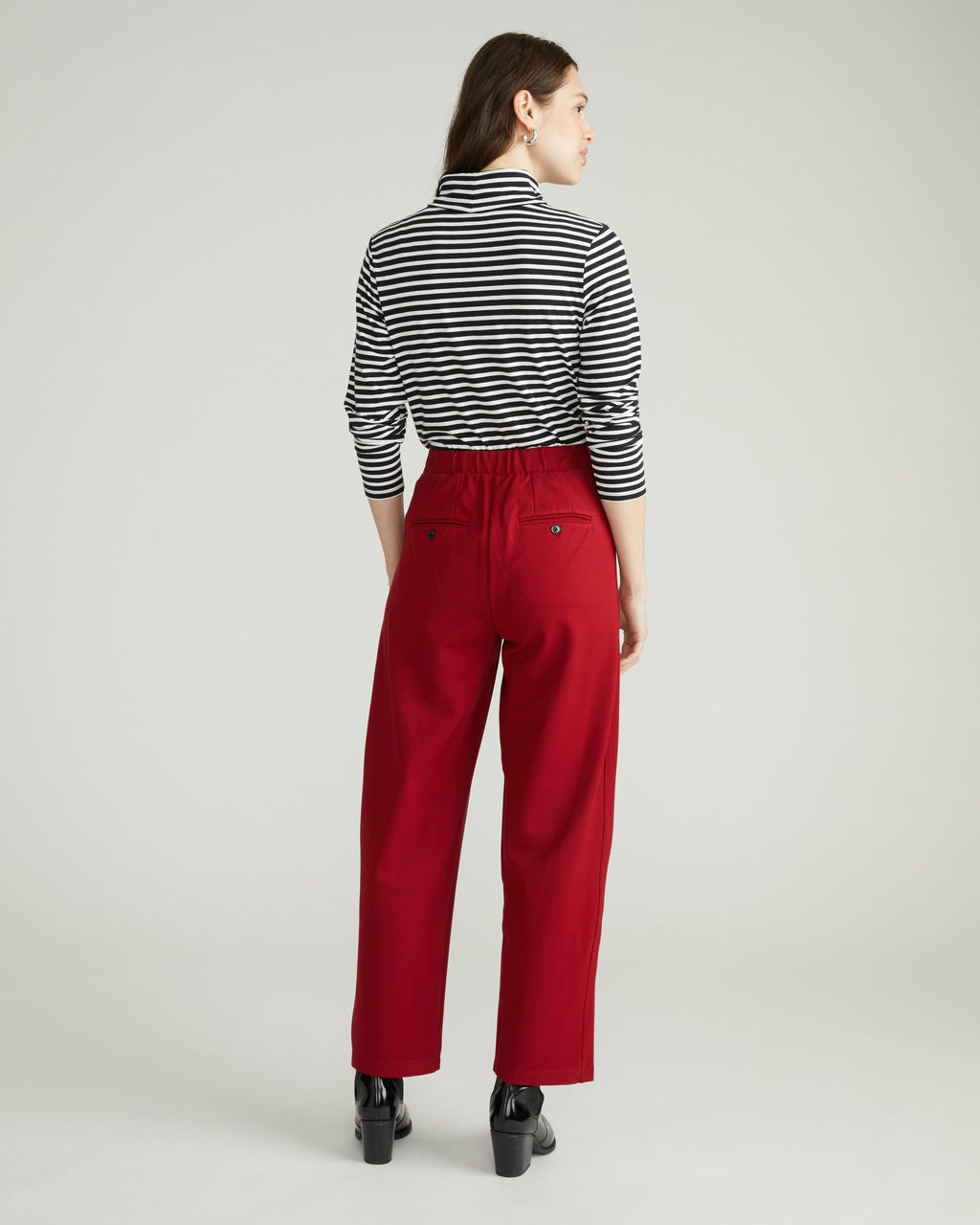 Audrey Tailored Ponte Pants - Garnet | Universal Standard
