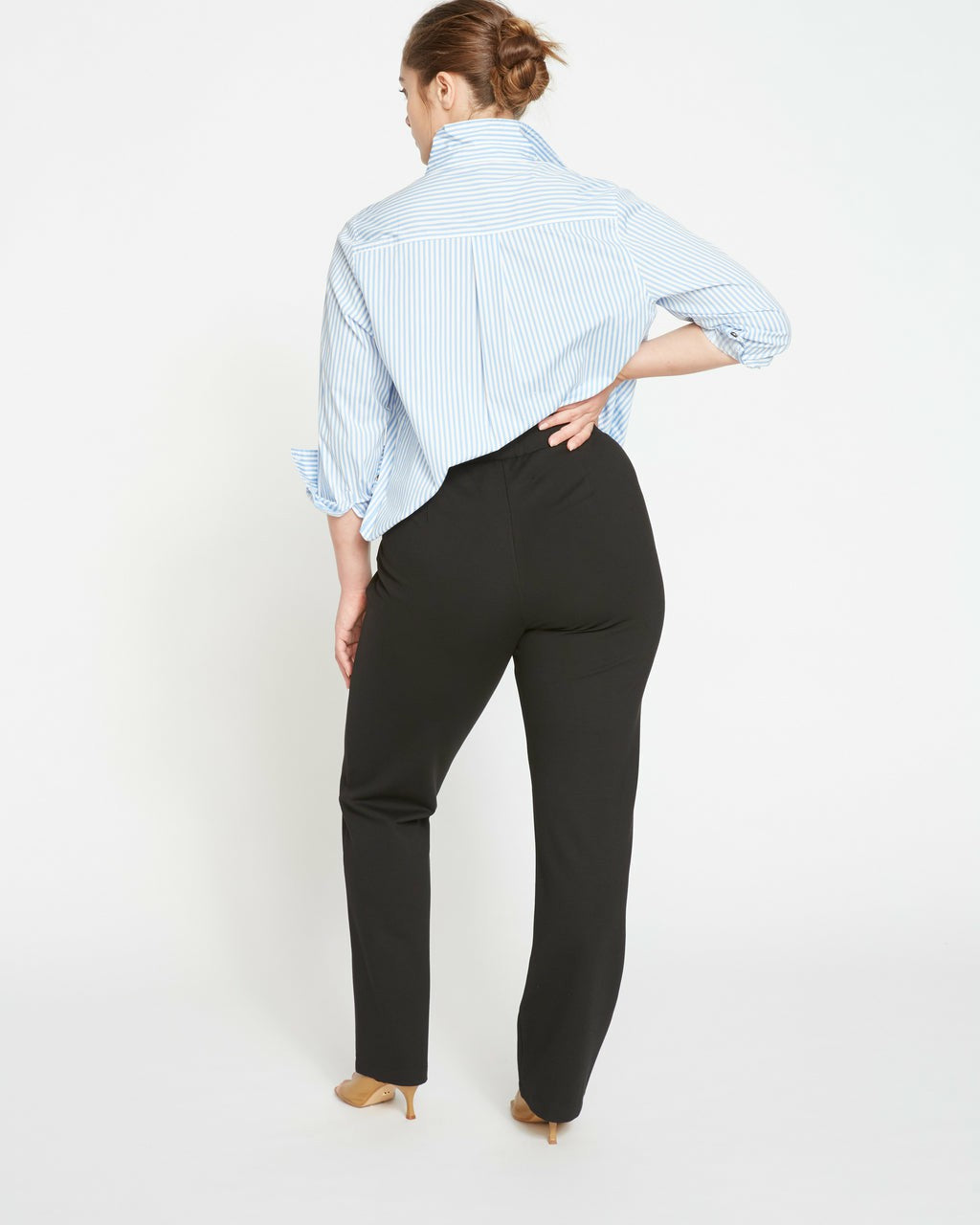 Smart Signature Ponte Pants Long - Black | Universal Standard