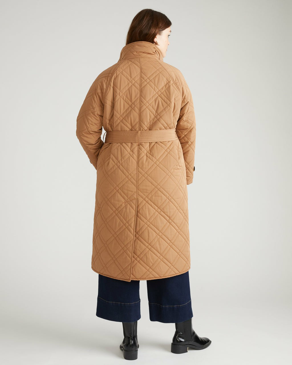 Nehra Quilted Coat - Classic Camel | Universal Standard