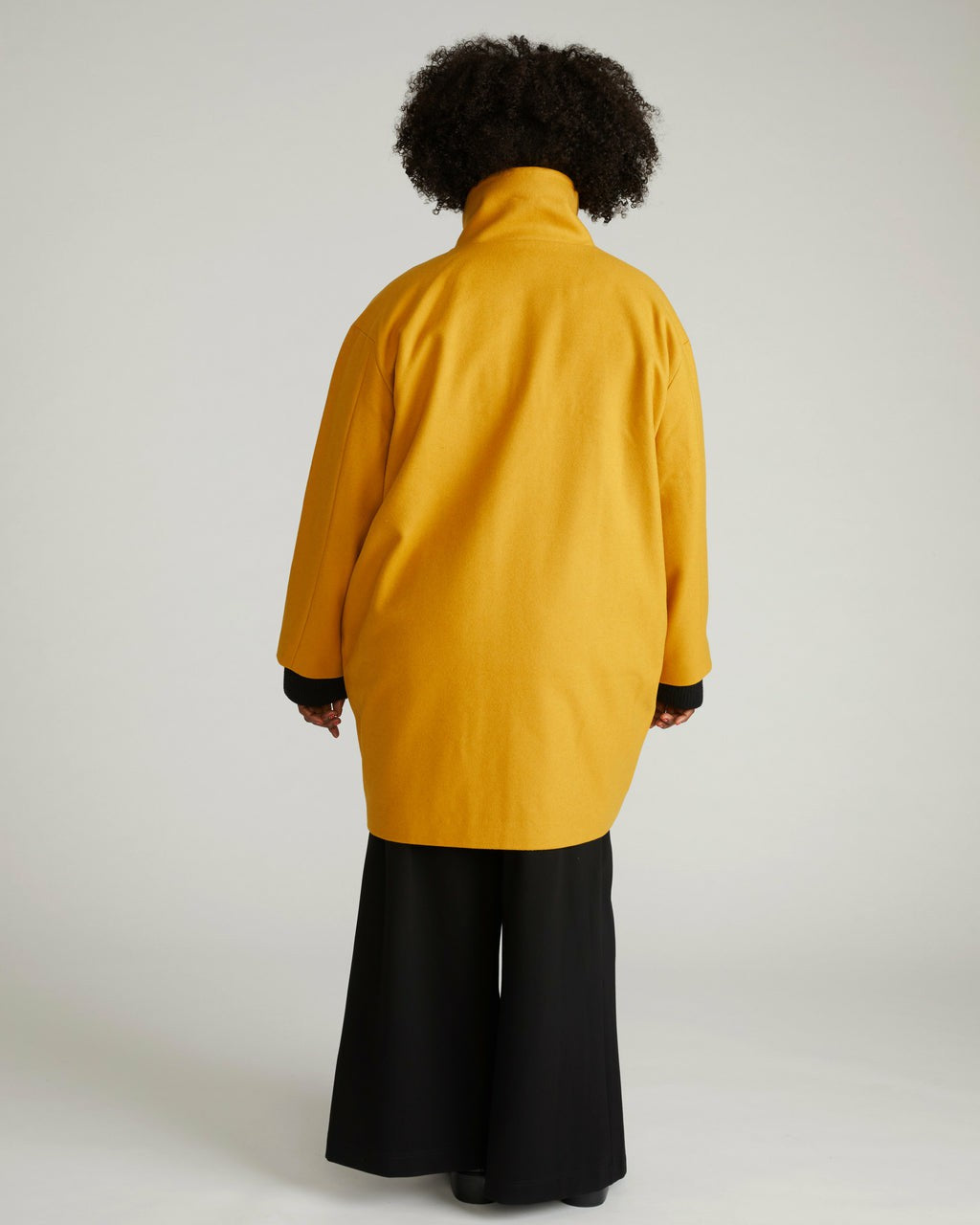 Marlo Cocoon Coat - Mustard | Universal Standard