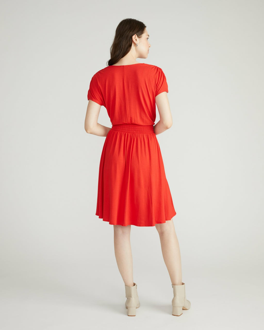 Minetta Liquid Jersey Dress - Lipstick | Universal Standard