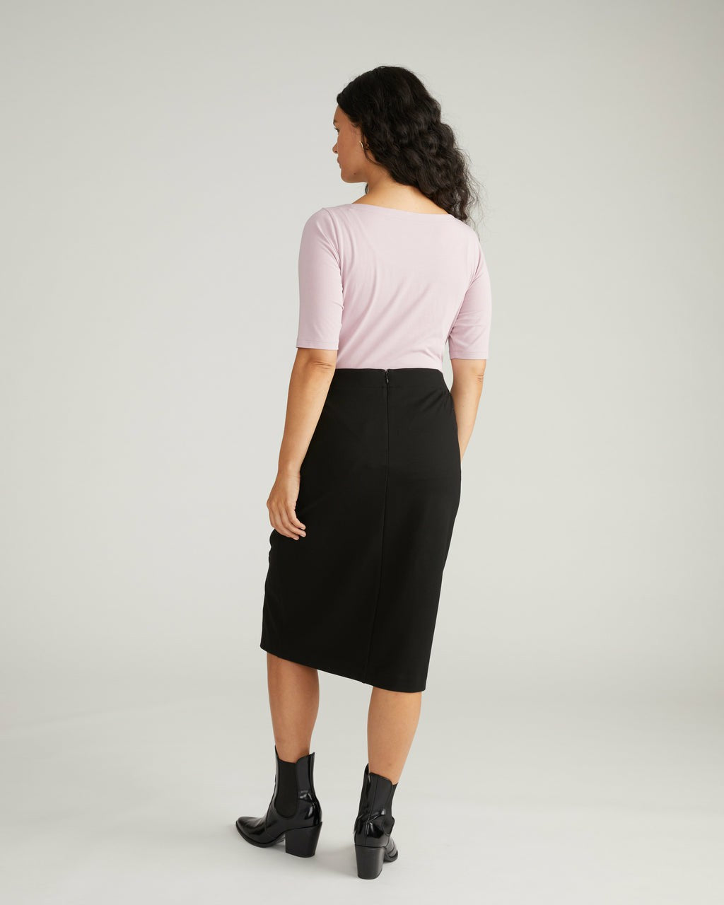 Anya Ponte Skirt - Black | Universal Standard
