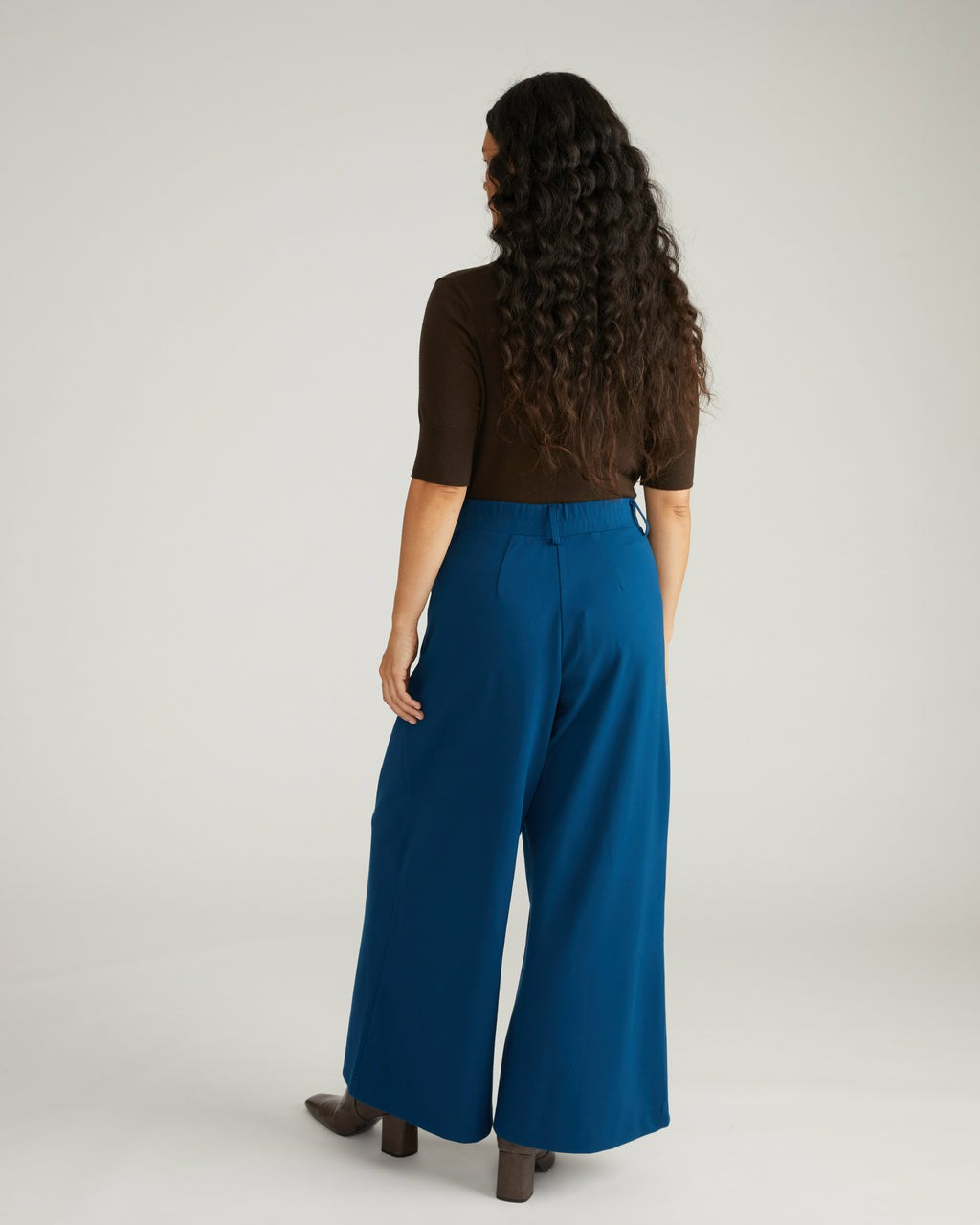 Palais Wide Leg Ponte Pants - Deep Teal | Universal Standard