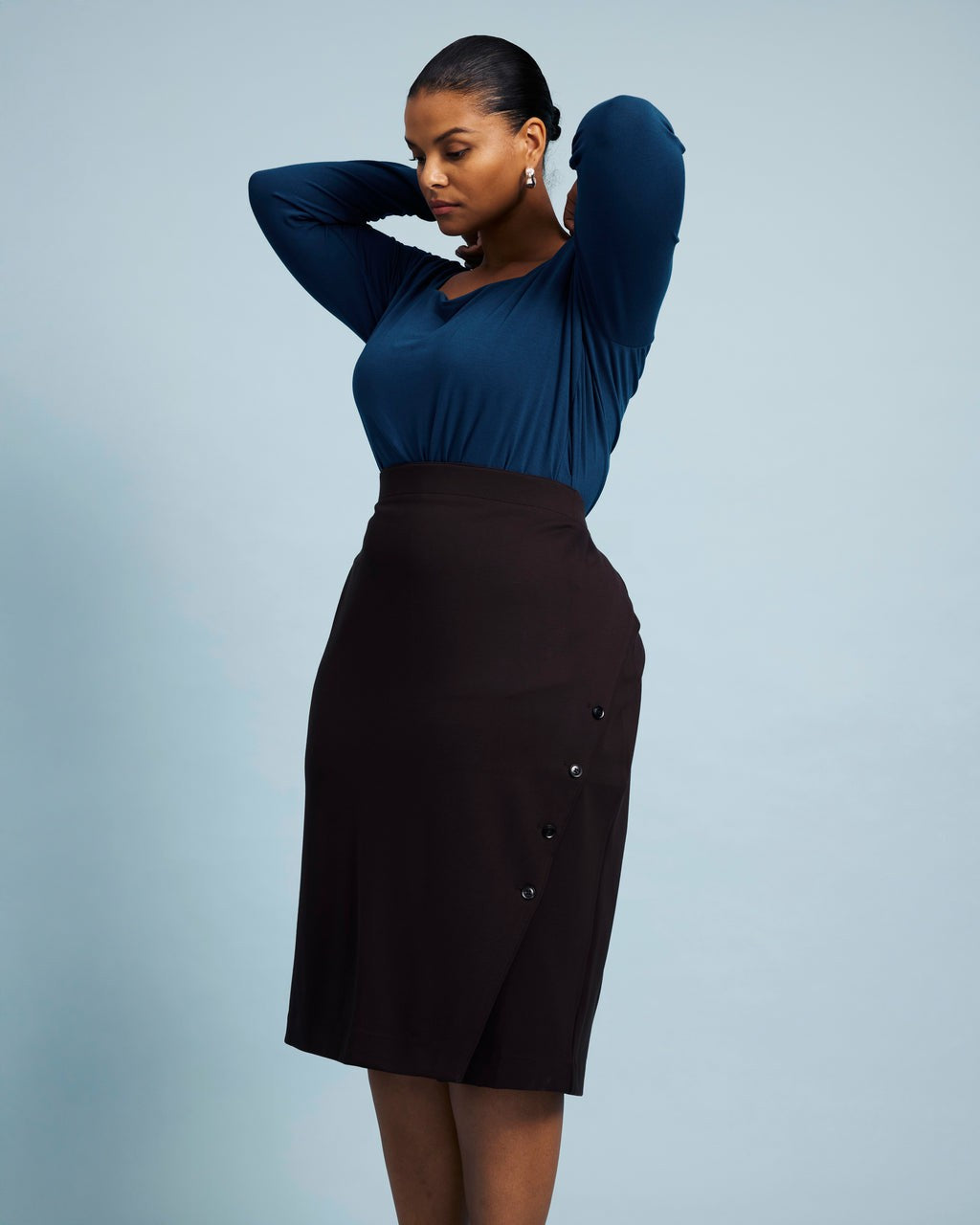 Anya Ponte Skirt - Espresso | Universal Standard