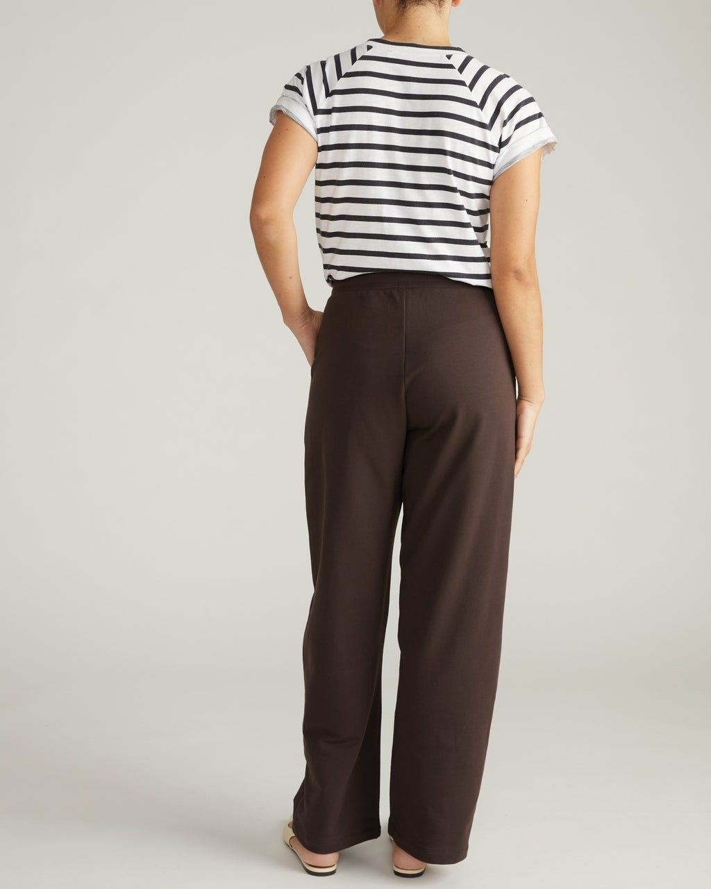 Straight Leg French Terry Sweatpants - Deep Brown | Universal Standard