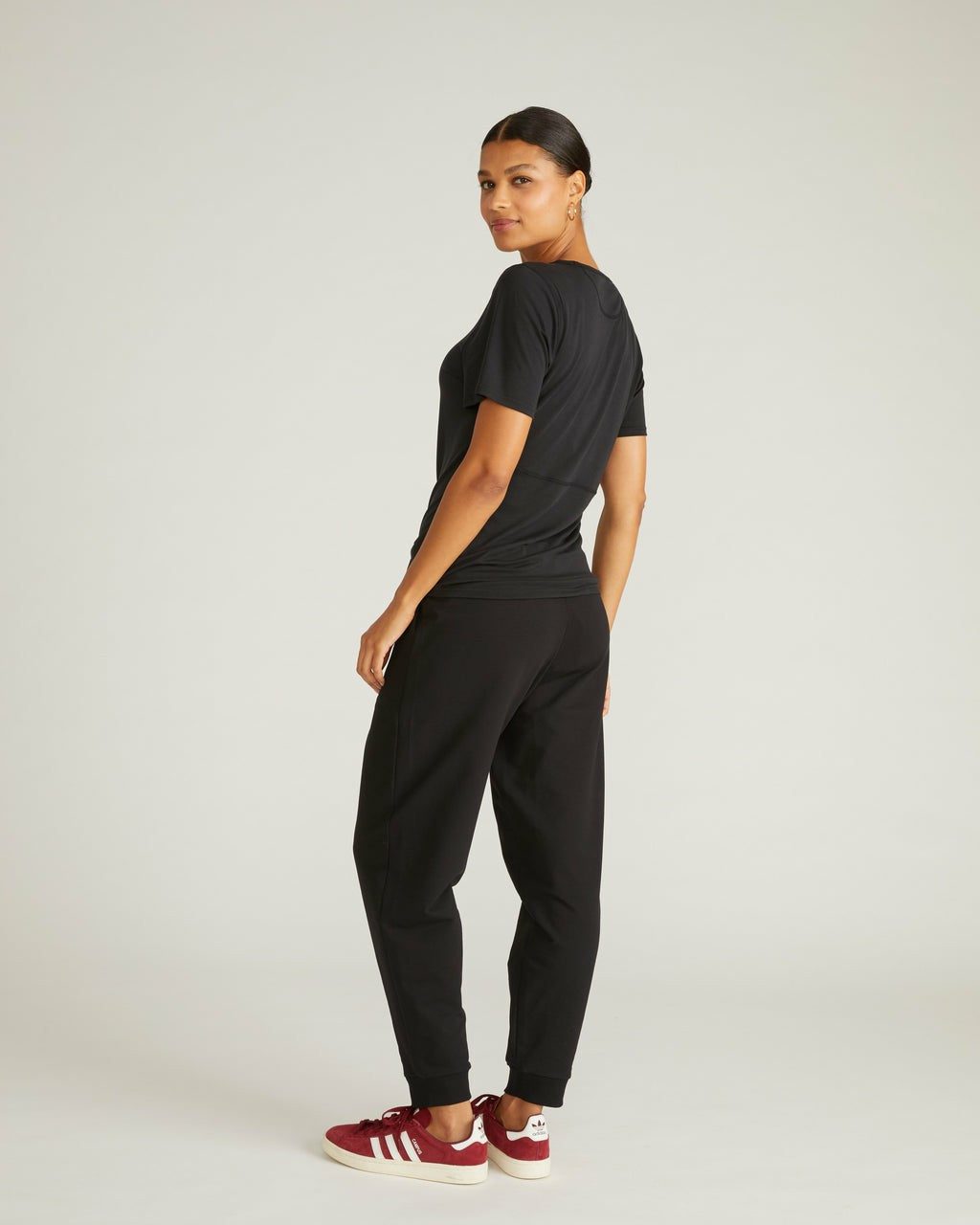 Selma French Terry Jogger - Black | Universal Standard