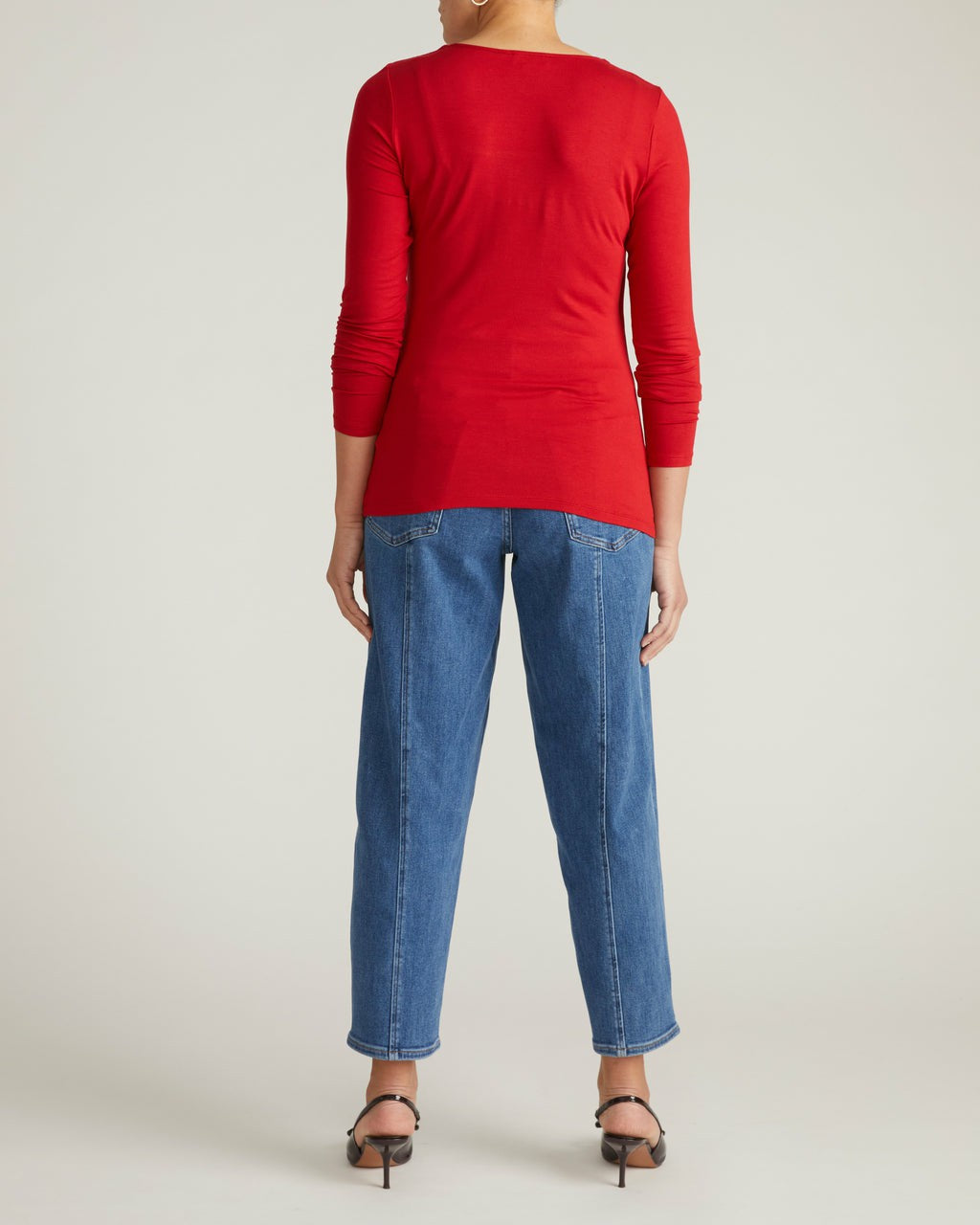 Agatha Liquid Jersey Top - New York Red | Universal Standard