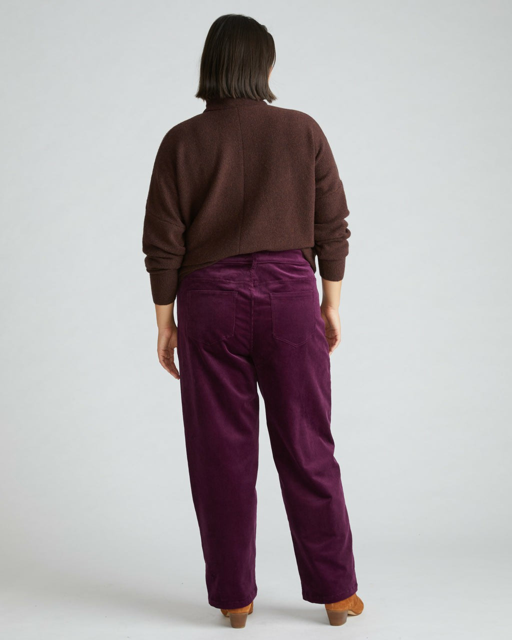 Cassidy High Rise Straight Corduroy Pants - Gamay | Universal Standard