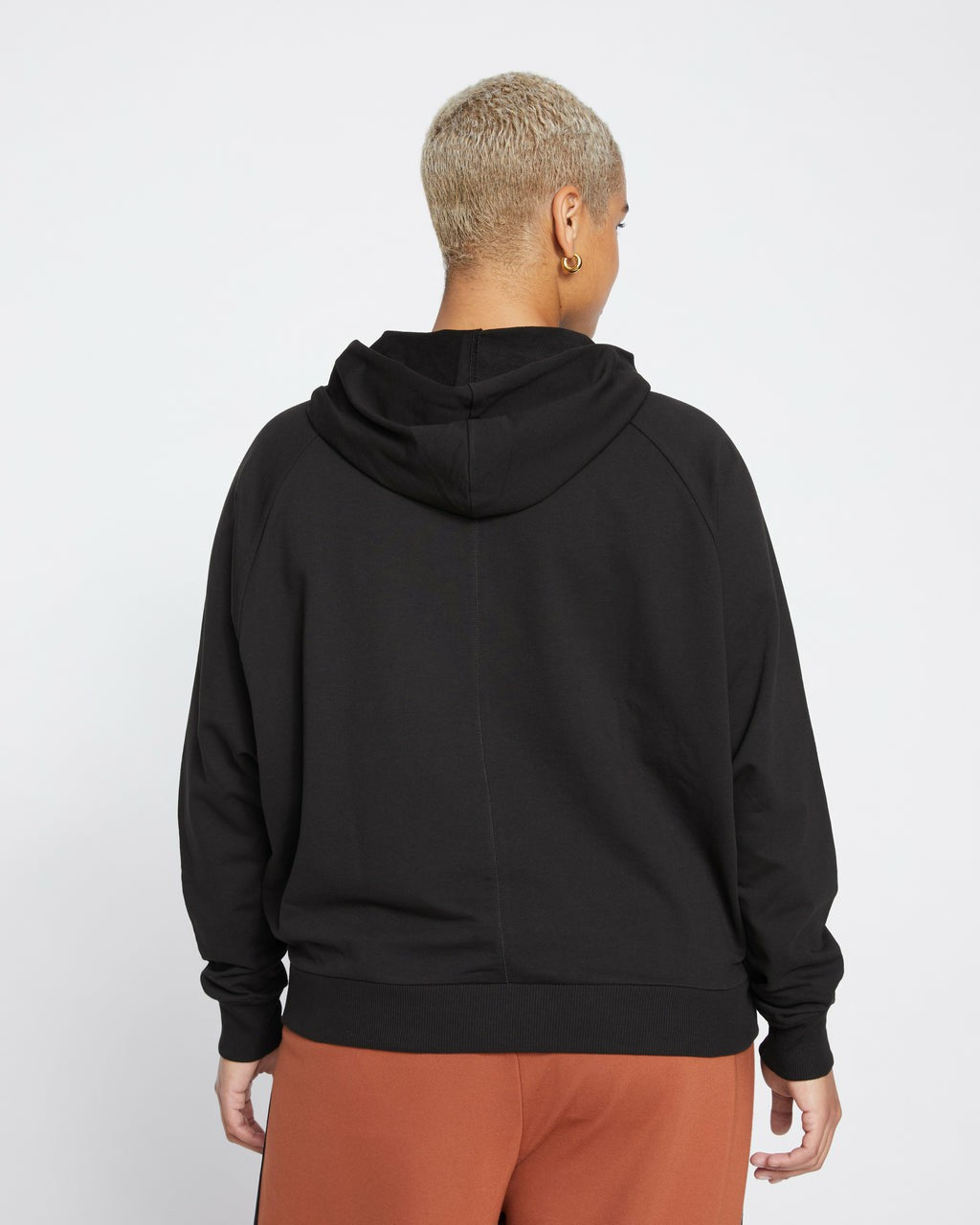 French Terry Pullover Hoodie - Black | Universal Standard