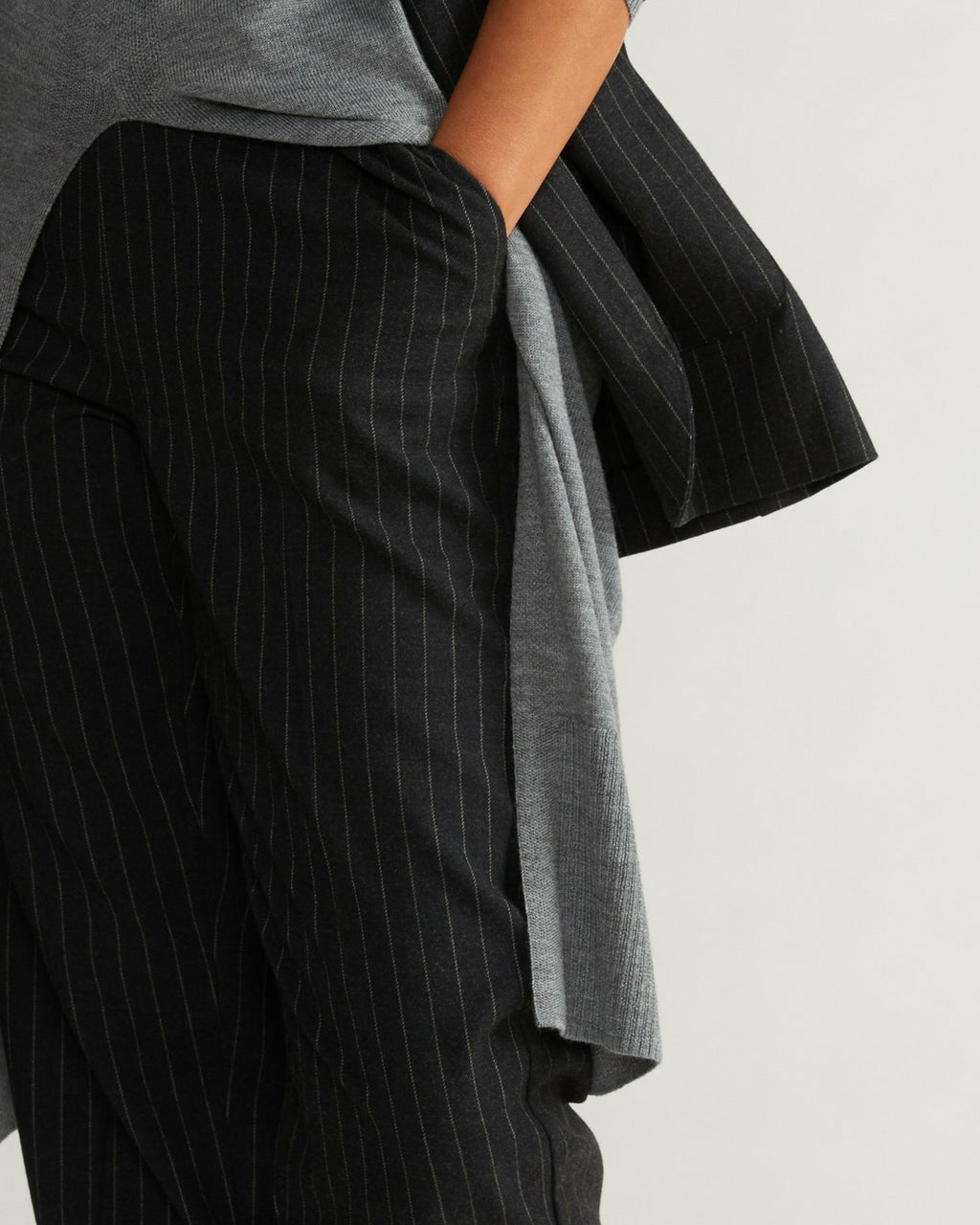 The Pinstripe Pant - Graphite | Universal Standard