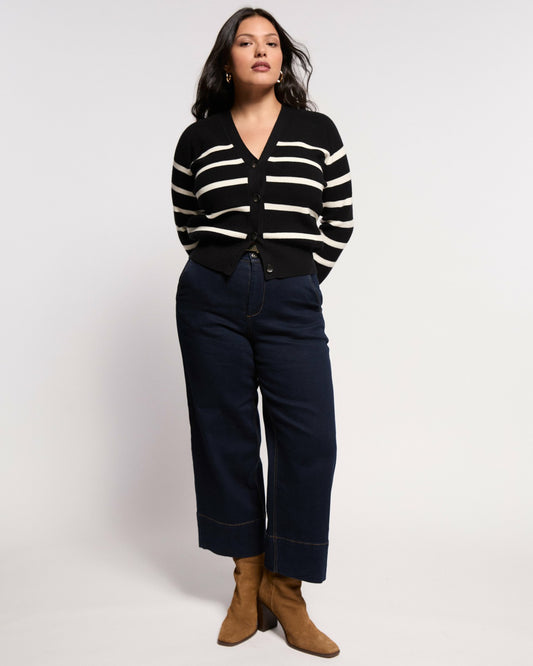 Carol High Rise Cropped Jeans - Dark Indigo | Universal Standard