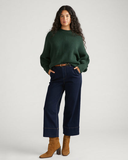 Carol High Rise Cropped Jeans - Dark Indigo | Universal Standard