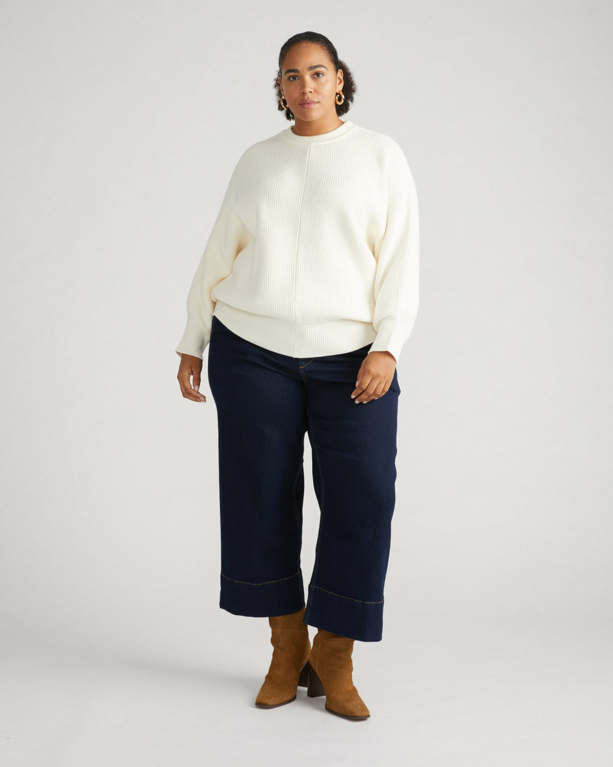 Carol High Rise Cropped Jeans - Dark Indigo | Universal Standard