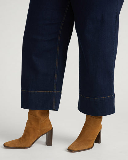 Carol High Rise Cropped Jeans - Dark Indigo | Universal Standard