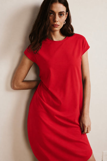 Iconic Geneva Dress - Ruby Red | Universal Standard