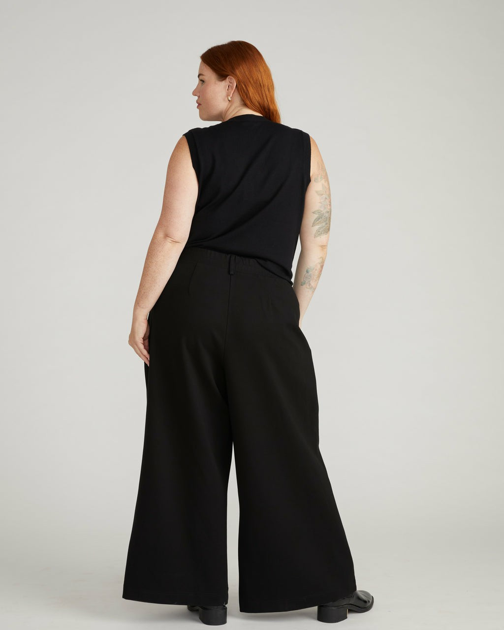 Palais Wide Leg Ponte Pants - Black | Universal Standard