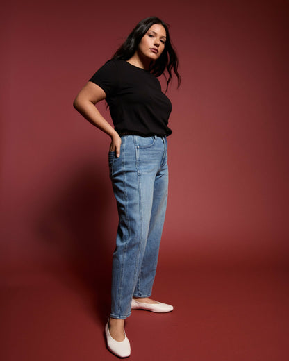 Dakota Twisted Leg Jeans - Montana Blue | Universal Standard