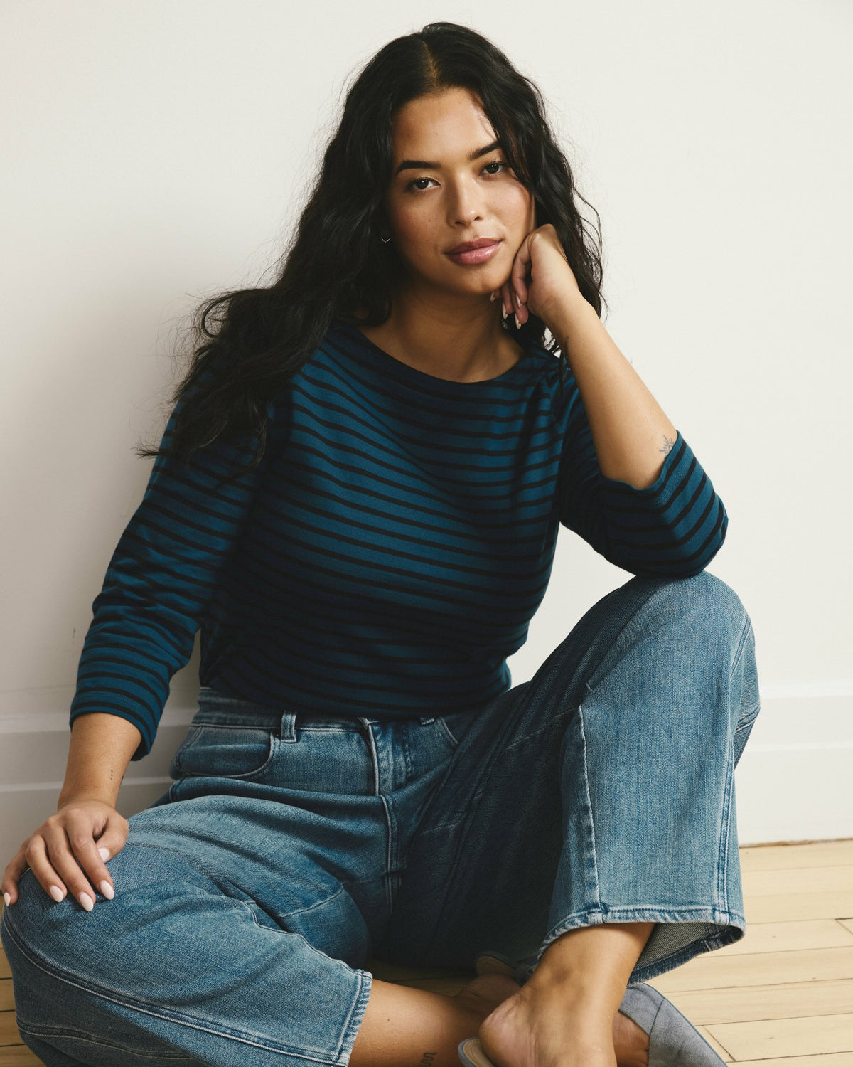 Dakota Twisted Leg Jeans - Montana Blue | Universal Standard