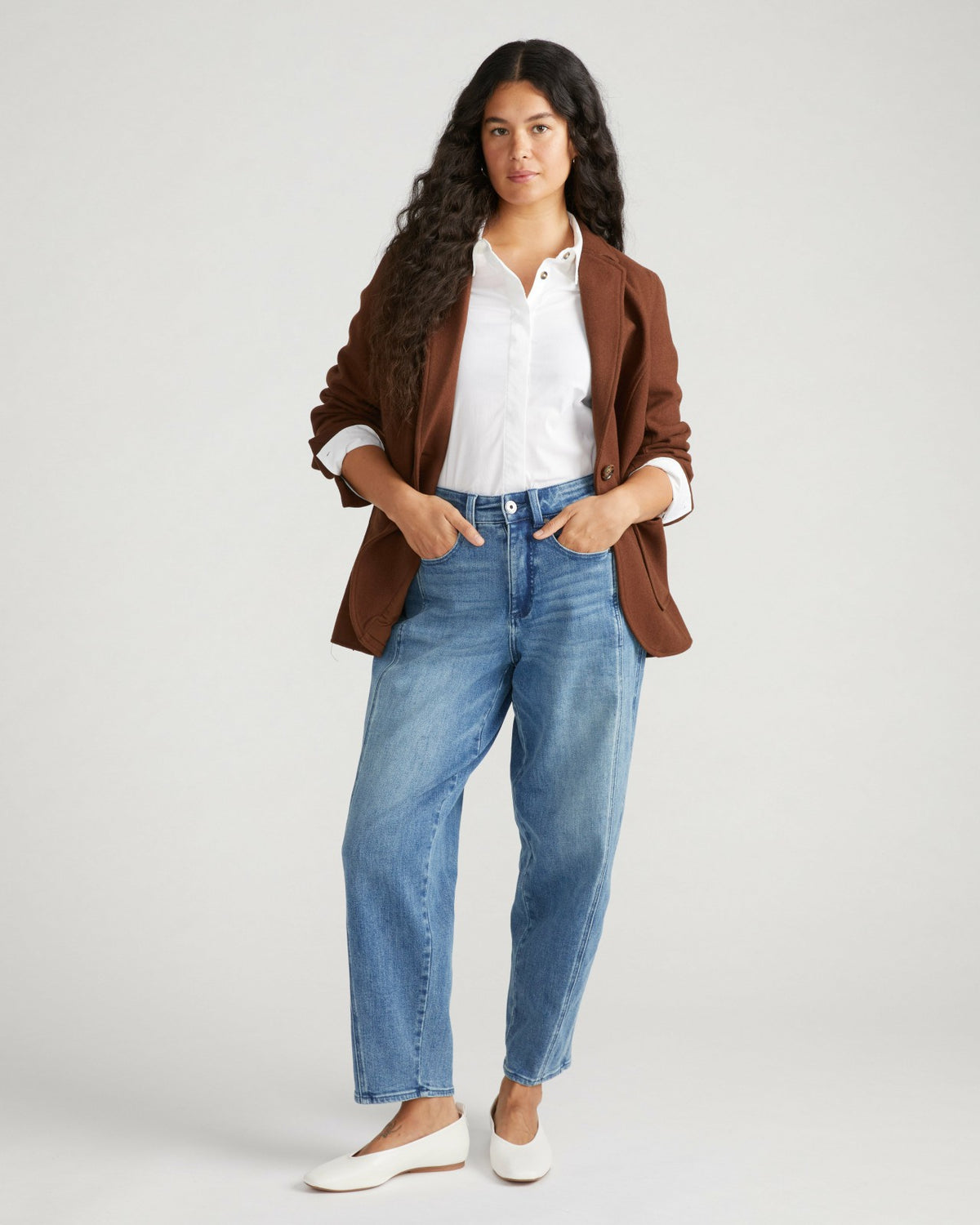 Dakota Twisted Leg Jeans - Montana Blue | Universal Standard
