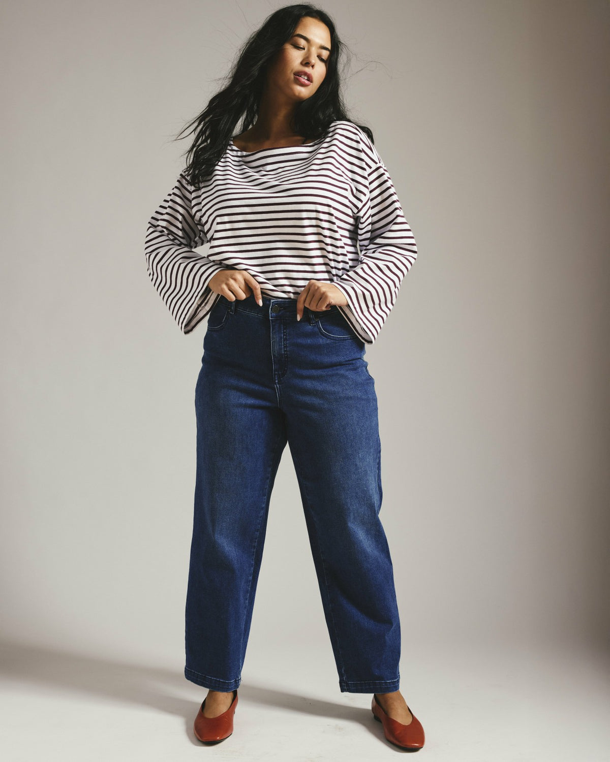 Elastic Waist Weekend Jeans - True Blue | Universal Standard