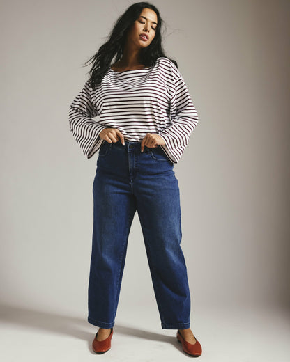 Elastic Waist Weekend Jeans - True Blue | Universal Standard