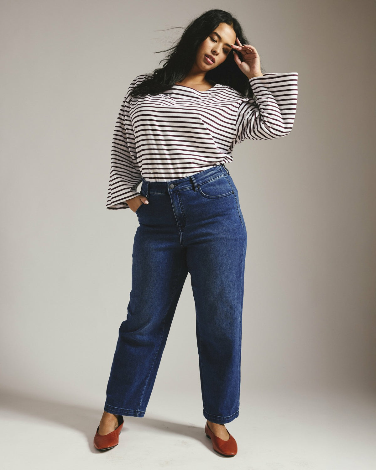 Elastic Waist Weekend Jeans - True Blue | Universal Standard