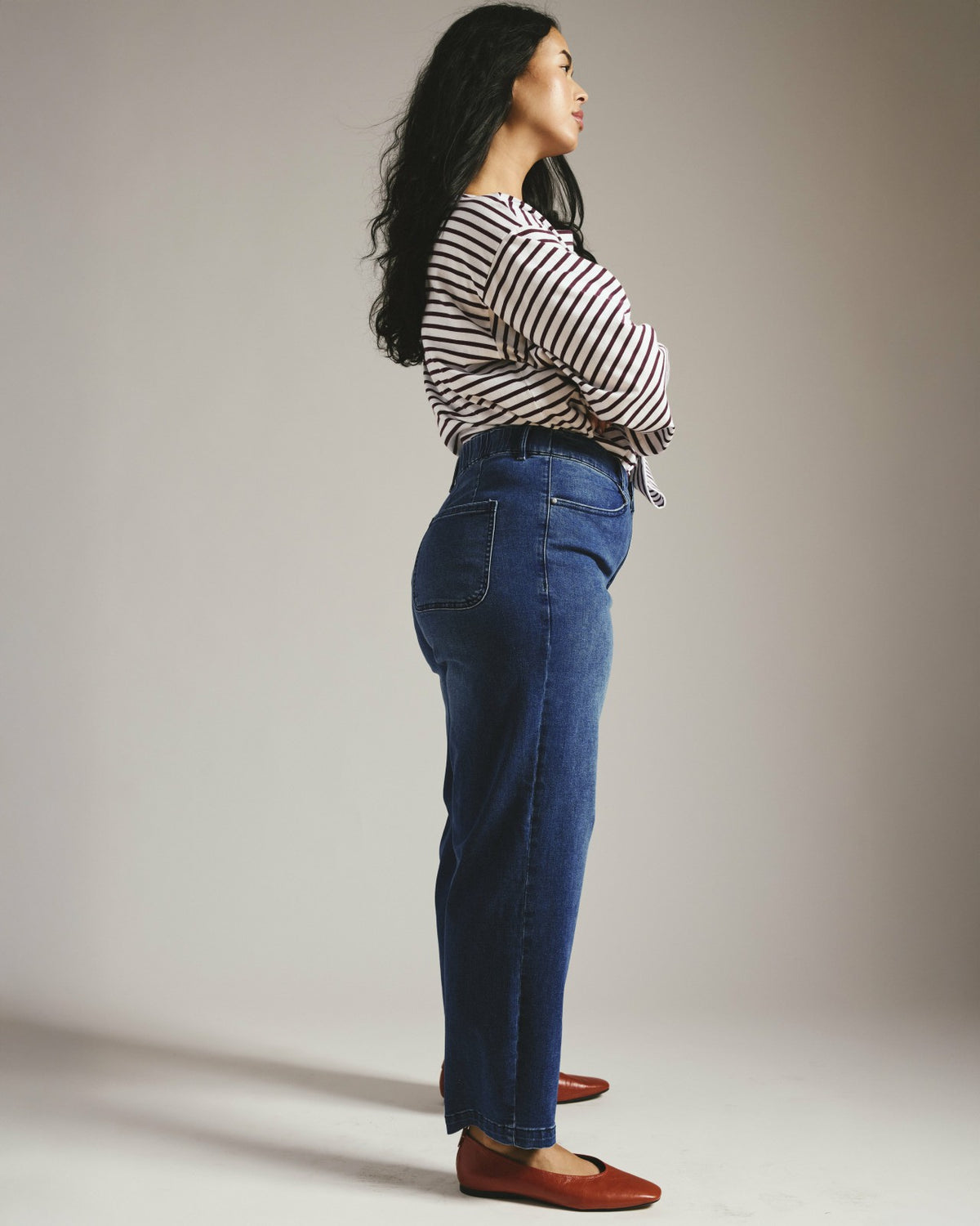 Elastic Waist Weekend Jeans - True Blue | Universal Standard