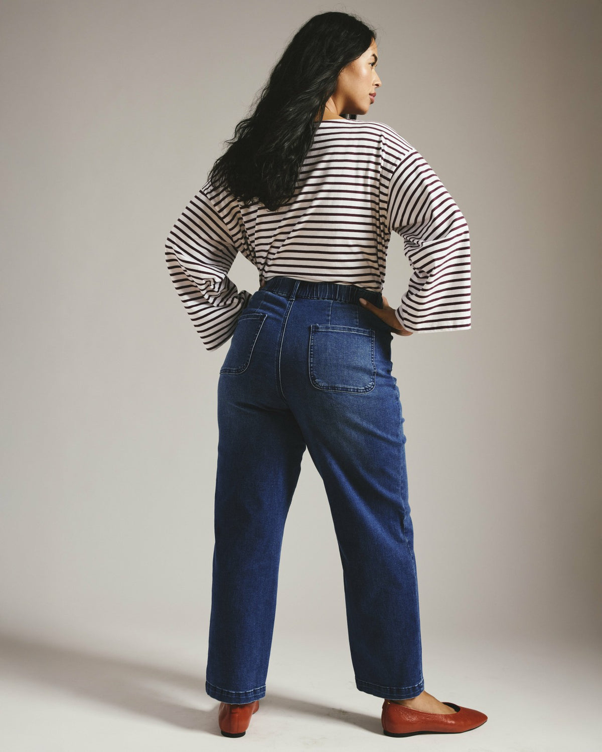 Elastic Waist Weekend Jeans - True Blue | Universal Standard