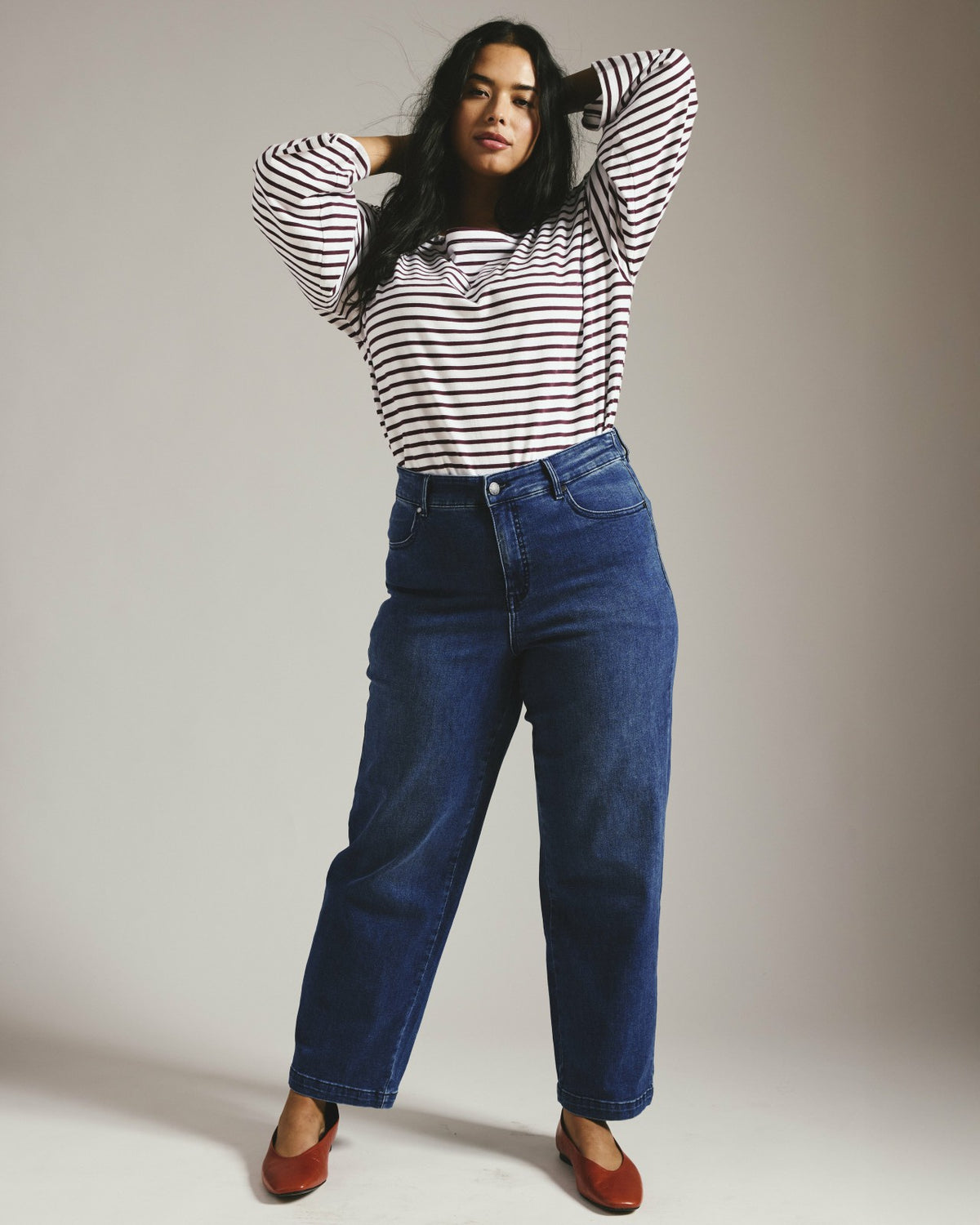 Elastic Waist Weekend Jeans - True Blue | Universal Standard