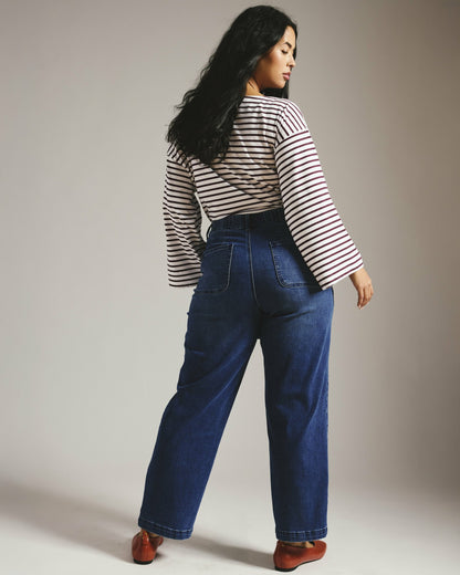 Elastic Waist Weekend Jeans - True Blue | Universal Standard