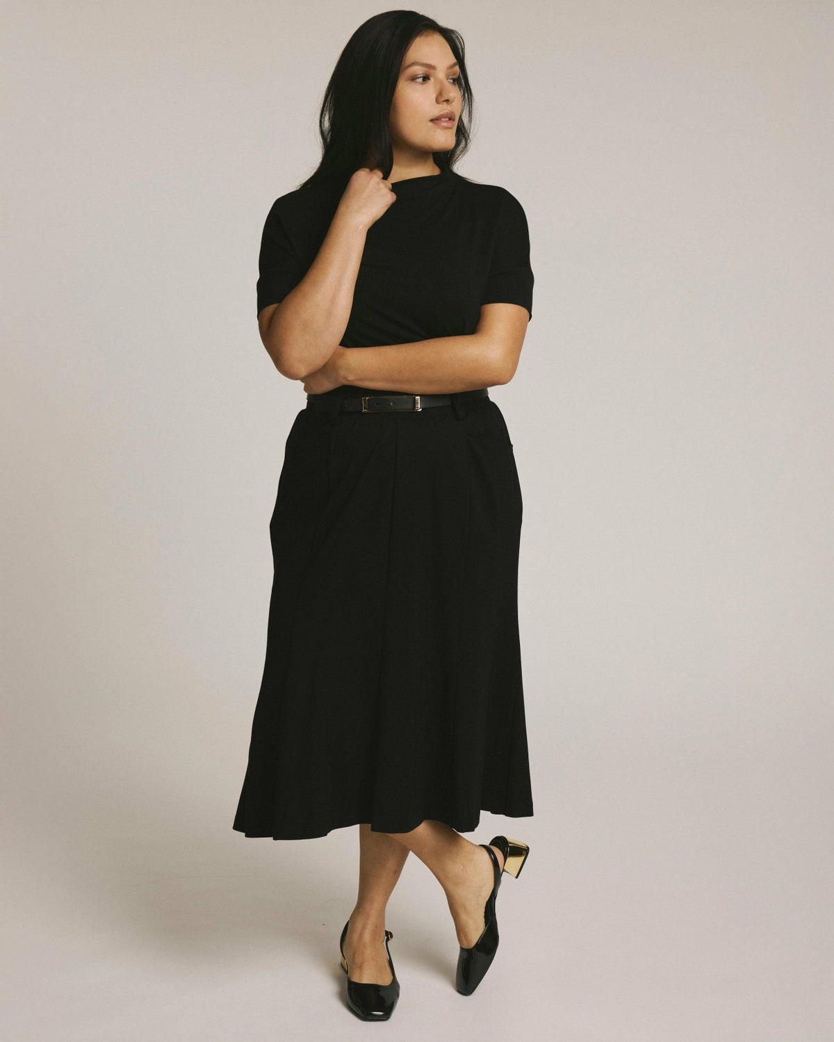 Carla Ponte Skirt - Black | Universal Standard
