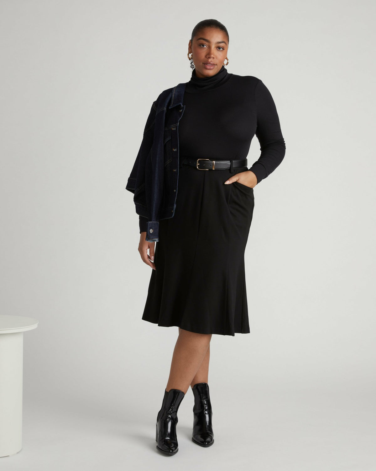 Carla Ponte Skirt - Black | Universal Standard