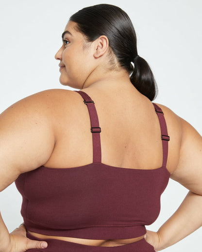 Roya Better Bralette - Black Cherry | Universal Standard