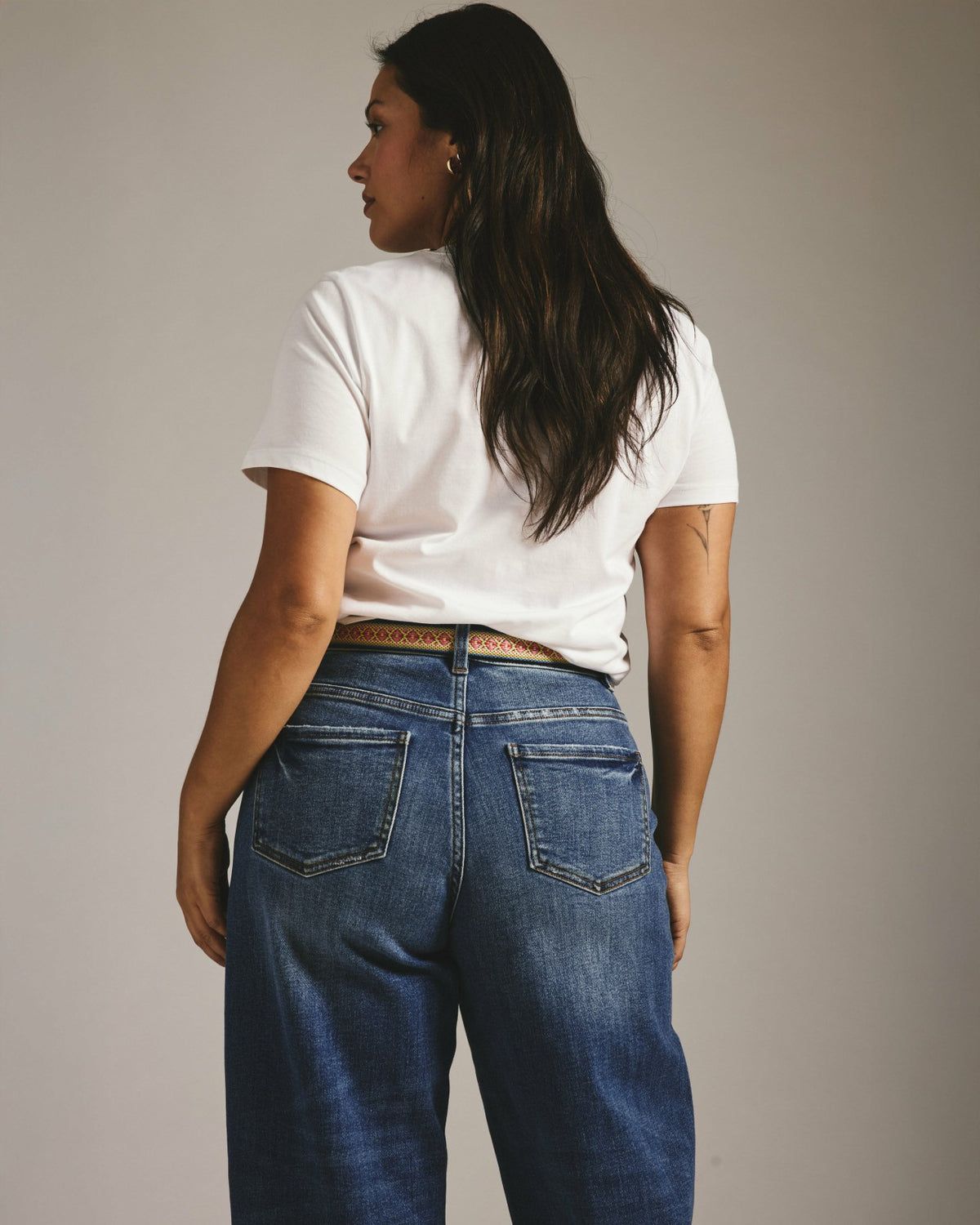 Lou High Rise Barrel Leg Jeans - Princeton Blue | Universal Standard