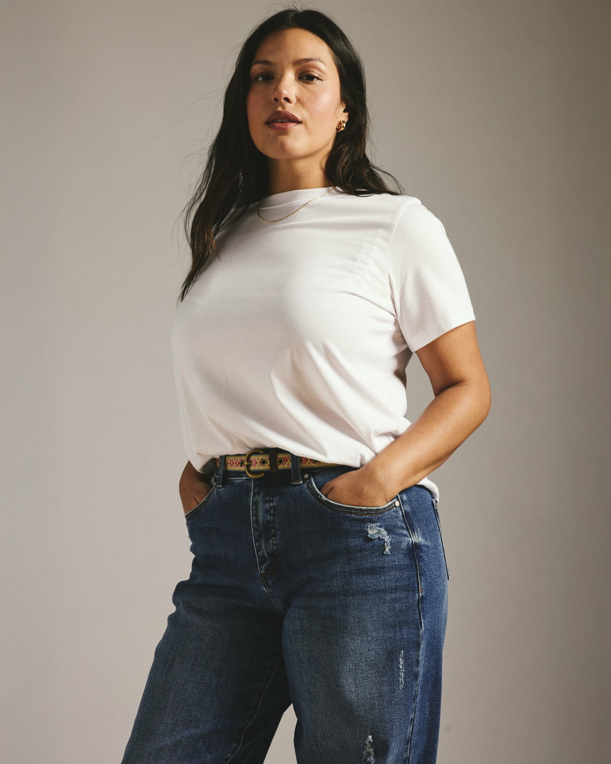 Lou High Rise Barrel Leg Jeans - Princeton Blue | Universal Standard