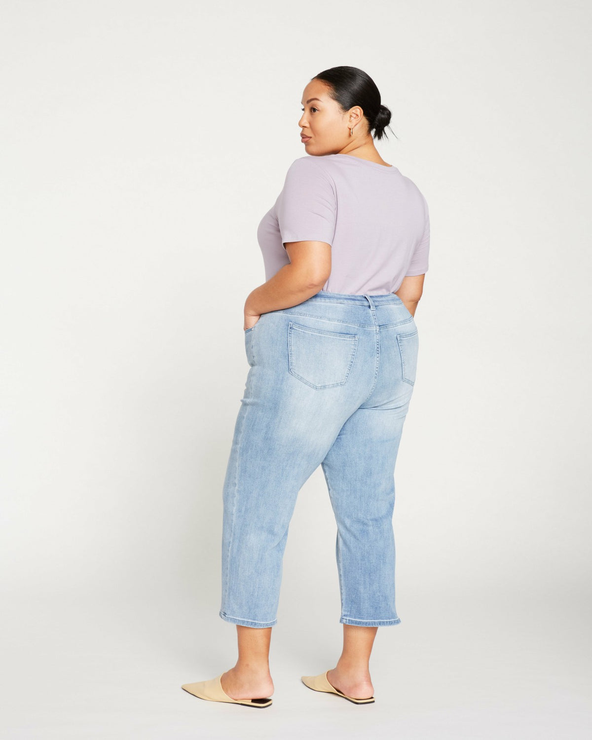 Bae Boyfriend Crop Jeans - Light Blue | Universal Standard