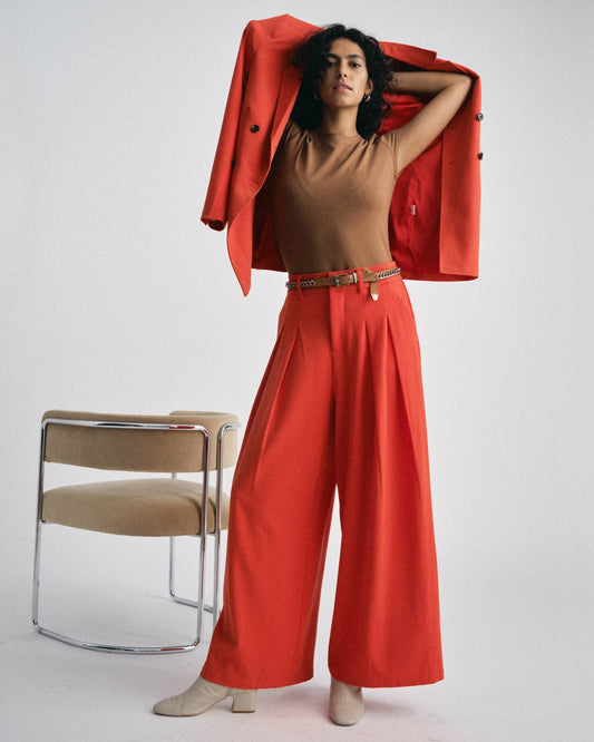 All Day Palais Wide Leg Pants - Poppy | Universal Standard