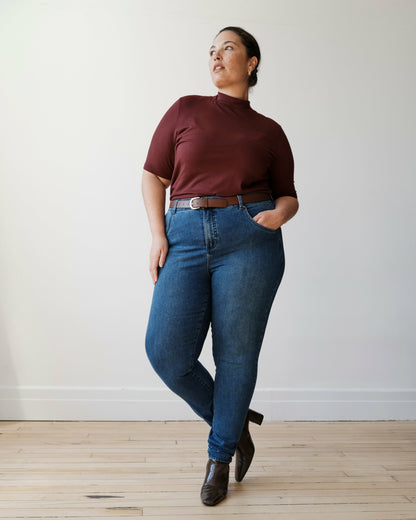 Seine High Rise Skinny Jeans 30 Inch - True Blue | Universal Standard