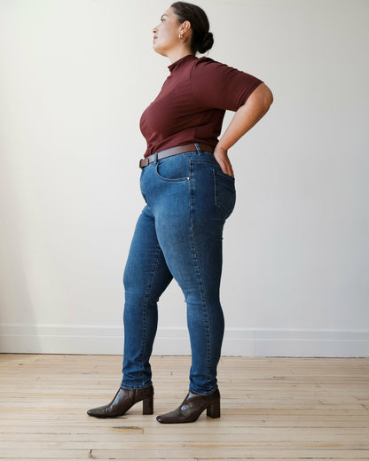 Seine High Rise Skinny Jeans 30 Inch - True Blue | Universal Standard