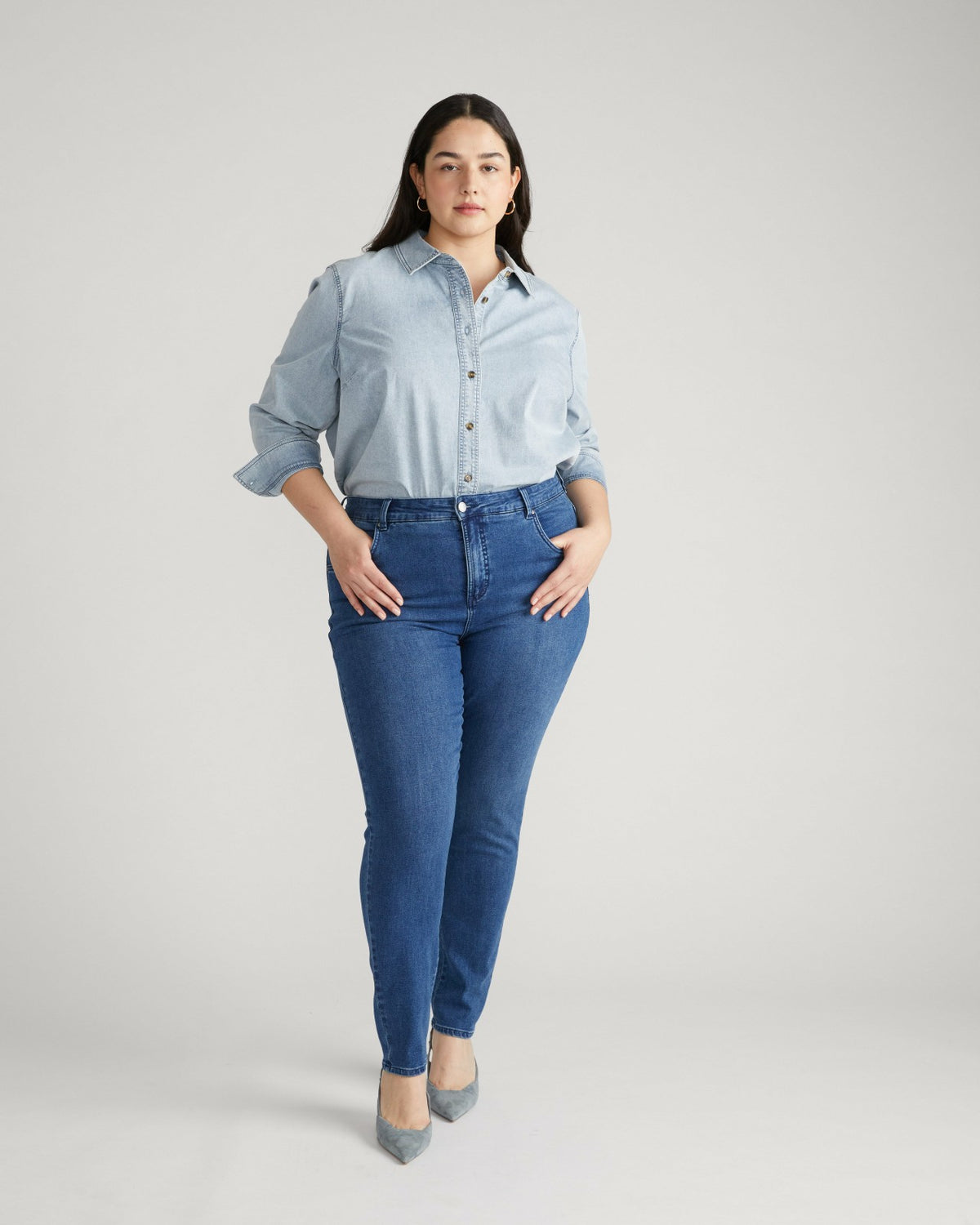 Seine High Rise Skinny Jeans 30 Inch - True Blue | Universal Standard