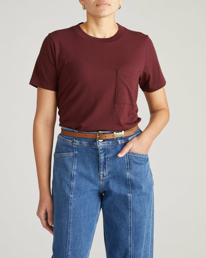Garcon Tee - Black Cherry | Universal Standard