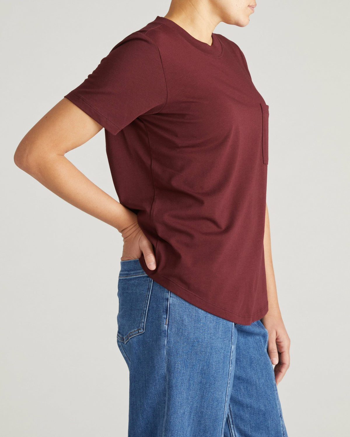 Garcon Tee - Black Cherry | Universal Standard