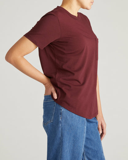 Garcon Tee - Black Cherry | Universal Standard