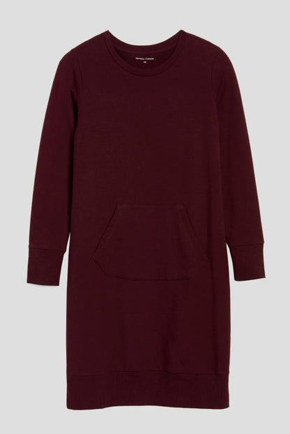 Bree Sweatshirt Dress - Black Cherry | Universal Standard