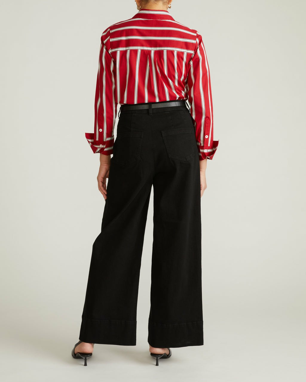 Carrie High Rise Wide Leg Jeans - Jet Black | Universal Standard