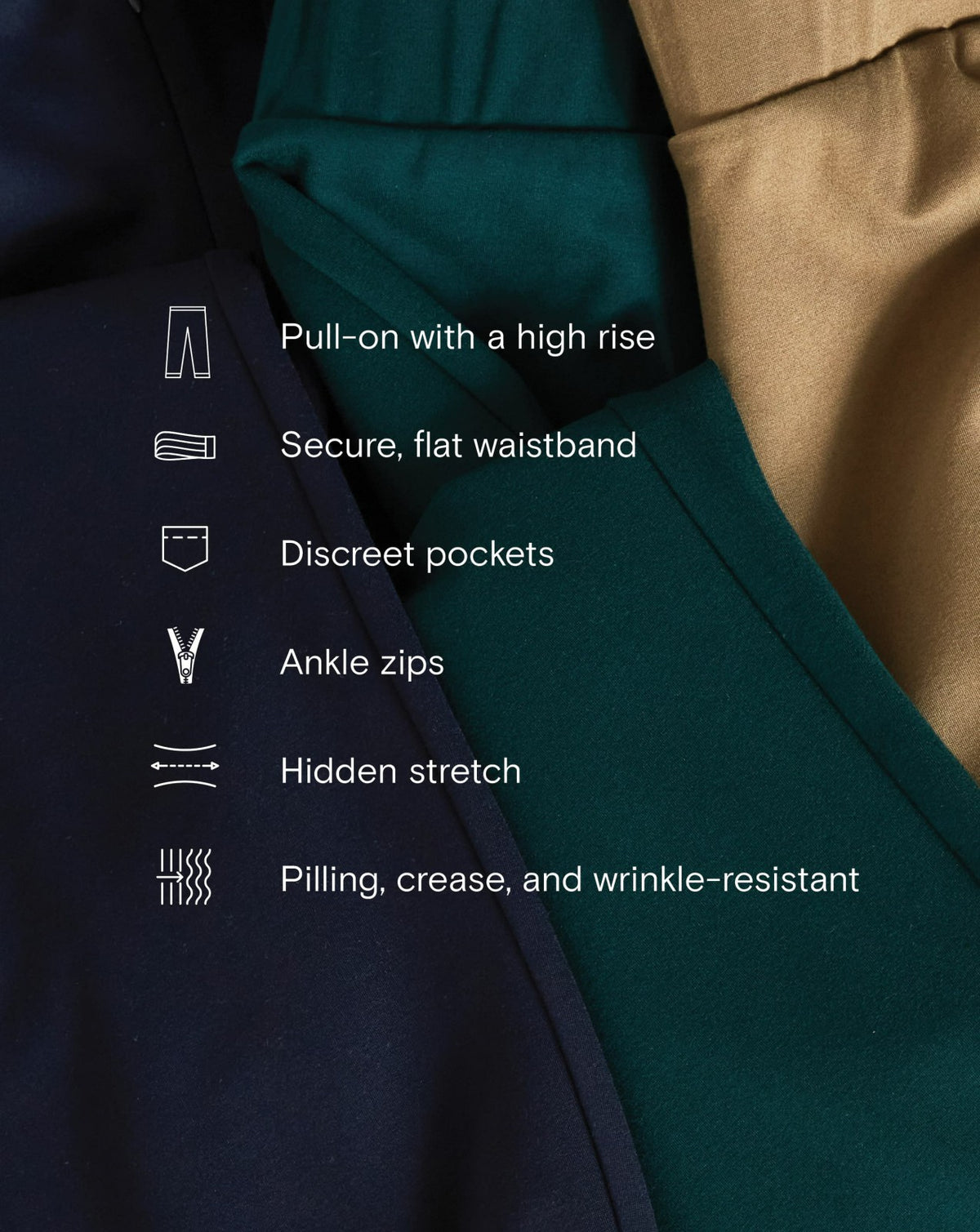 Moro Pocket Signature Ponte Pants - Navy | Universal Standard