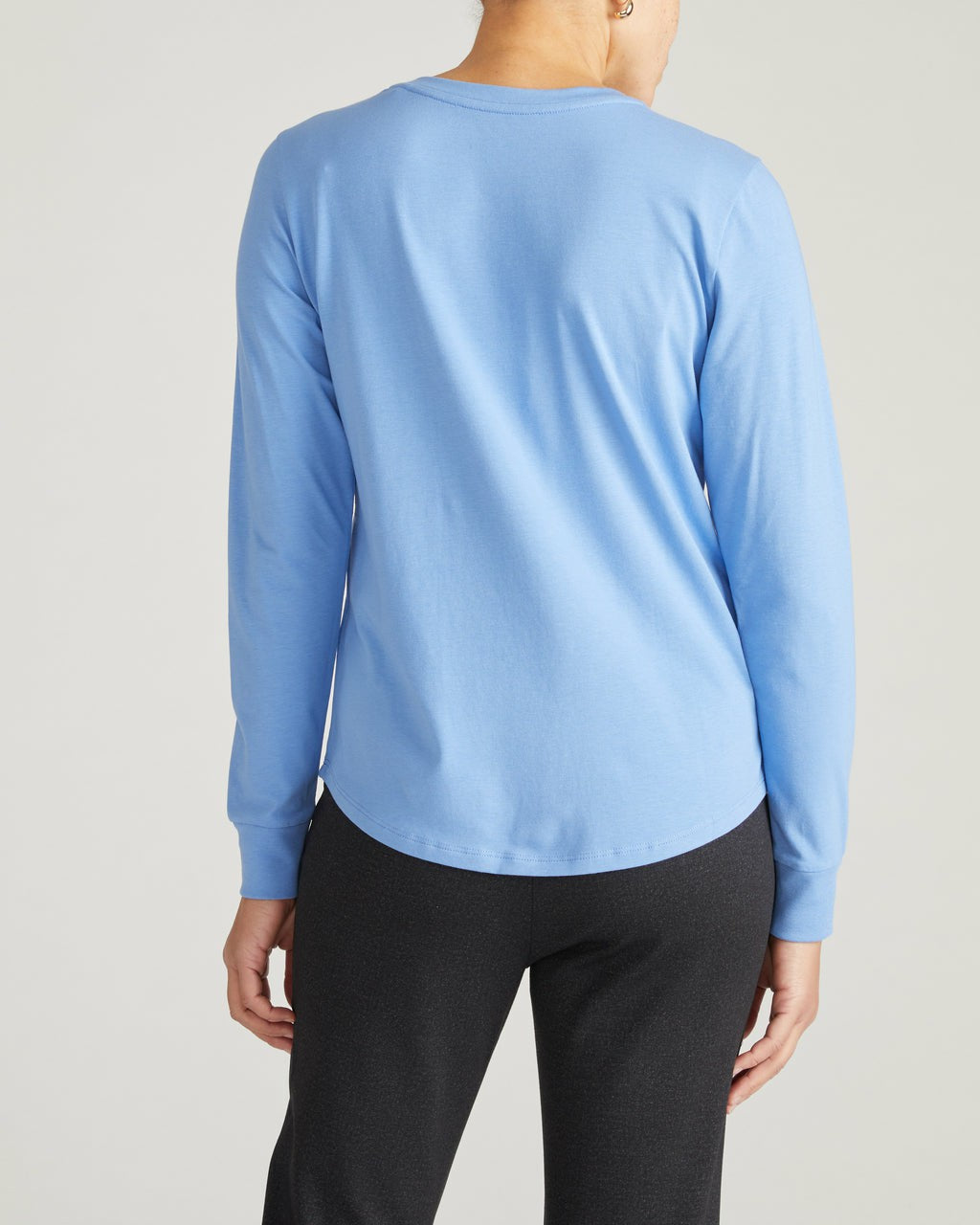 Long Sleeve V Rex - Seaside Blue | Universal Standard
